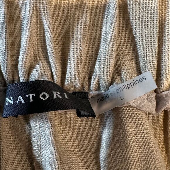 Natori Beige Linen Pants - Picture 4 of 7